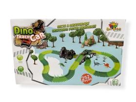Pista Dino Dinossauro Track Car Brinquedo Infantil 252 Peças