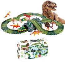 Pista Dino Dinossauro Track Car Infantil Radical Carro 252pç