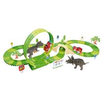 Pista Dinossauro Com Looping Luz E Acessórios Castela Brasil Pista Dinossauro Com Looping Luz E Acessórios Castela Brasil