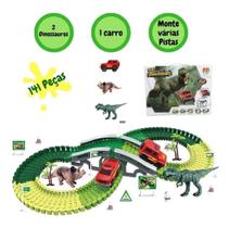 Pista Dinossauro Track 141 Peças Dmt5574 Dm Toys Pista Dinossauro Track 141 Peças Dmt5574 Dm Toys