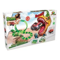 Pista Dinossauro Track c/ Looping 116 Peças Art Brink Pista Dinossauro Track c/ Looping 116 Peças Art Brink