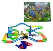 Pista Dinossauro Track +Carrinho Infantil Menino Menina Pista Dinossauro Track +Carrinho Infantil Menino Menina