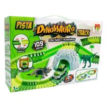 Pista Dinossauro Track com Túnel e Acessórios DMT6130 - Dmtoys