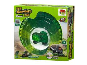 Pista Dinossauro Track Maluca 46 Peças Dm Toys