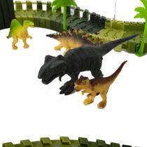 Pista Divertida Dinossauro Track Infantil 119 Pçs Menino