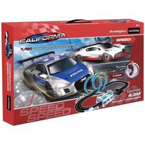 Pista Elétrica Autorama - California Racers - Audi e Bugatti - 4 3 Metros - California Toys