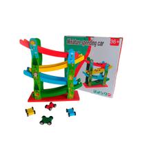 Pista em Zig Zag de Madeira - Desenvolvimento para Crianças!