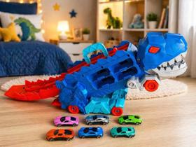 Pista Engole Come Carrinhos Dinossauro Trex Ziom Toy Rampa