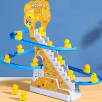 Pista Escorregador de Patinho Musical Com Sons Luzes 9 Patinhos - Toy King