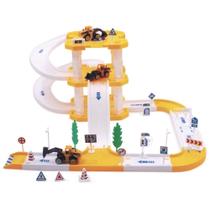 Pista Estacionamento Policial 3 Andares com Carros e Acessórios