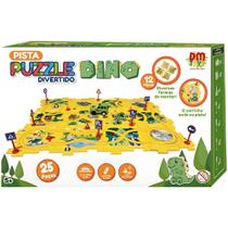 Pista Estilo Quebra-Cabeça Dinossauro c/ 25 Peças - DM Toys Pista Estilo Quebra-Cabeça Dinossauro c/ 25 Peças - DM Toys