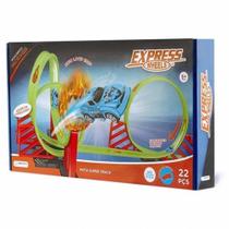 Pista Express Wheels Super Track com Loop 360 Multikids