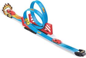 Pista Flexível Duplo Looping EC ST com Carrinho