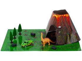 Pista Fresh Metal 100 Dino Adventure - Build N Play Dinossaur Park Maisto