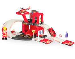 Pista Garagem Bombeiro Express Wheels com 42 peças BR1238 - Multikids Pista Garagem Bombeiro Express Wheels com 42 peças BR1238 - Multikids