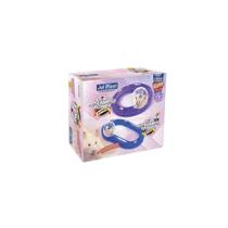 Pista + Globo Hamster Gp Jel Plast 4 Partes - Vermelho