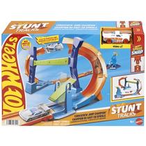 Pista Hot Wheels Campeão de Salto Corkscrew com 1 Carrinho