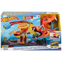 Pista Hot Wheels City Ataque de Cobra vs Pizzaria Mattel