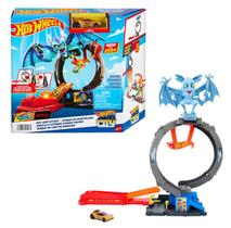 Pista Hot Wheels City Ataque do Morcego Com Looping e Carrinho Sortido - Bat Loop - Mattel - HTN78 Pista Hot Wheels City Ataque do Morcego Com Looping e Carrinho Sortido - Bat Loop - Mattel - HTN78