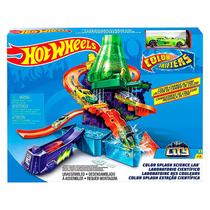 Pista Hot Wheels City Color Shifters Splash Estação Científica CCP76 - Mattel Pista Hot Wheels City Color Shifters Splash Estação Científica CCP76 - Mattel