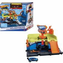 Pista Hot Wheels City Estação de Lavagem Lava Rapido + Carrinho Pista Hot Wheels City Estação de Lavagem Lava Rapido + Carrinho