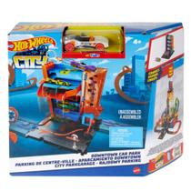 Pista Hot Wheels - City Garagem - Estacionamento - MATTEL - 194735030095