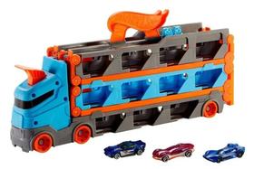 Pista Hot Wheels City Guincho com Três Carrinhos Pista Hot Wheels City Guincho com Três Carrinhos