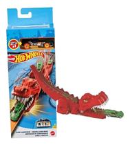 Pista Hot Wheels City Lançador Dinossauro T Rex Mattel Gvf41 Vermelho Pista Hot Wheels City Lançador Dinossauro T Rex Mattel Gvf41 Vermelho