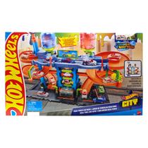 Pista Hot Wheels City Lava Rapido Mega Torre Com 1 Carro Pista Hot Wheels City Lava Rapido Mega Torre Com 1 Carro