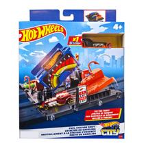 Pista Hot Wheels City Lugares Favoritos Posto de Gasolina