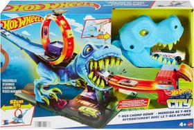 Pista Hot Wheels City Mordida T-Rex - Mattel