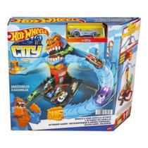 Pista Hot Wheels City Nemesis Ataque do Gorila HDR30 Mattel Pista Hot Wheels City Nemesis Ataque do Gorila HDR30 Mattel