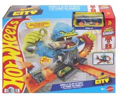 Pista Hot Wheels City Nêmesis Ataque do Gorila - Mattel Pista Hot Wheels City Nêmesis Ataque do Gorila - Mattel