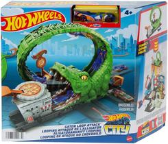 Pista Hot Wheels City Nemesis Crocodilo - Mattel hkx39