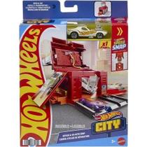 Pista Hot Wheels City Oficina de Reparos Mattel JHL43 Pista Hot Wheels City Oficina de Reparos Mattel JHL43