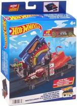 Pista Hot Wheels City Posto de Gasolina Mattel Pista Hot Wheels City Posto de Gasolina Mattel