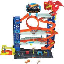 Pista Hot Wheels City Ultimate Garage 2023 com 4 Níveis e Dragão Mattel Pista Hot Wheels City Ultimate Garage 2023 com 4 Níveis e Dragão Mattel