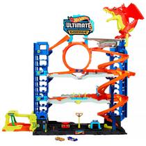 Pista Hot Wheels City Ultimate Garage Dragão 90cm HKX48 - Mattel