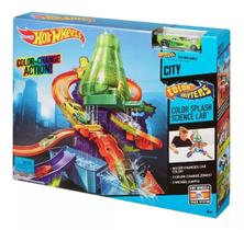 Pista Hot Wheels Color Shifters Estação Científica - Mattel Pista Hot Wheels Color Shifters Estação Científica - Mattel