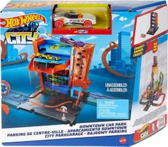 Pista Hot wheels com Carrinhos Pista City Car Park