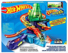 Pista Hot Wheels Estação Cientifica Mattel CCP76 Pista Hot Wheels Estação Cientifica Mattel CCP76