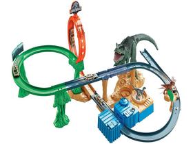 Pista Hot Wheels Jurassic World Clash motorizada Mattel Pista Hot Wheels Jurassic World Clash motorizada Mattel
