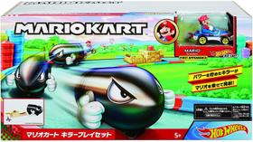 Pista Hot Wheels Lançador Bullet Bill Mario Kart - Mattel