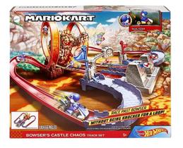 Pista Hot Wheels Mario Kart Castelo Caos Bowser Mattel Novo