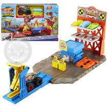 Pista Hot Wheels Monster Truck Estação de Explosão Mattel