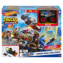Pista Hot Wheels Monster Trucks Arena Smashers Smash Race Challenge