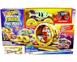 Pista Hot Wheels Monster Trucks Energia De Demolição- Mattel