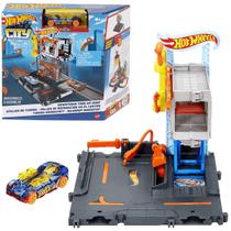 Pista Hot Wheels Oficina de Reparos com Carrinho - Mattel