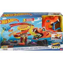 Pista Hot Wheels Pista City Ataque de Cobra Vs Pizzaria Mattel