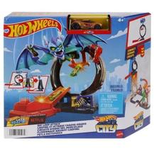 Pista Hot Wheels Pista CITY Ataque do Morcego Mattel